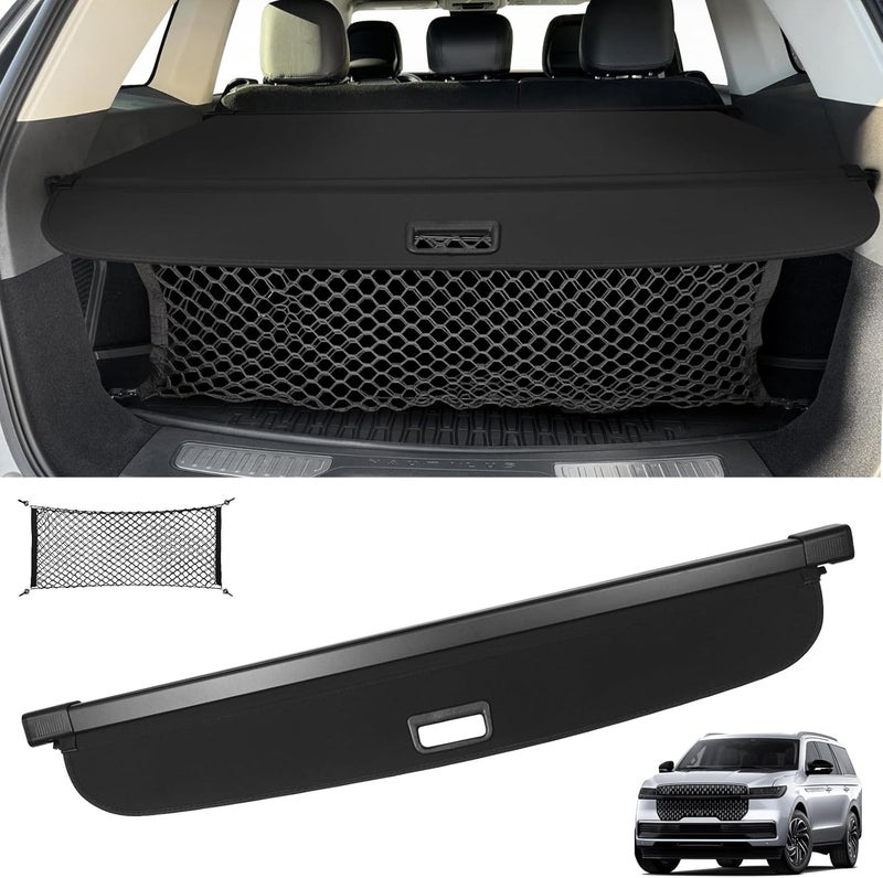 Sze Cargo Cover for Lincoln Nautilus 2024 2025 Accessories Retractable Trunk Cover Black Rear Trunk Security Cover Shielding Shade Waterproof-New Upgrade - Image 1